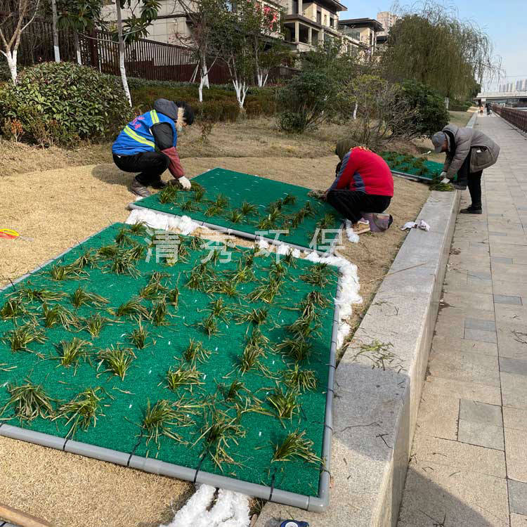 聚酯纖維生態(tài)沉床1